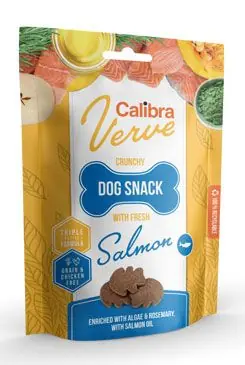 Calibra Dog Verve Crunchy Snack Fresh Salmon 150g Vysoce Kvalitní