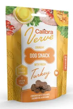 Calibra Dog Verve Crunchy Snack Fresh Turkey 150g Zlevněný