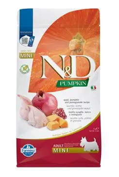 Vysoce Kvalitní N&D Pumpkin DOG Adult Mini Quail & Pomegranate 2kg
