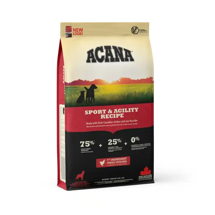 ACANA SPORT & AGILITY 11,4 kg RECIPE Autentický