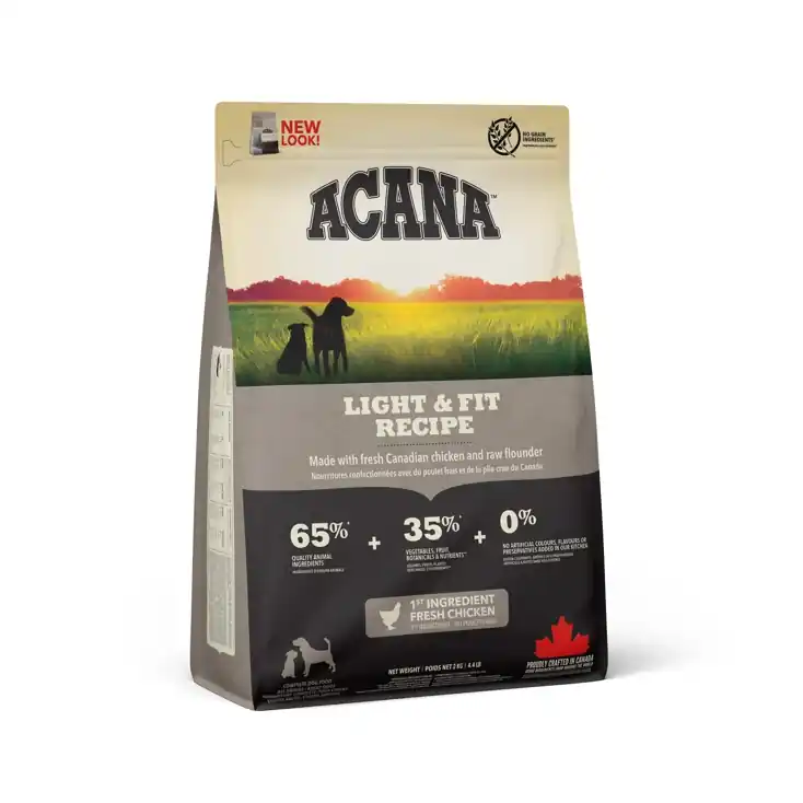 Aktuální ACANA LIGHT & FIT RECIPE 2 kg