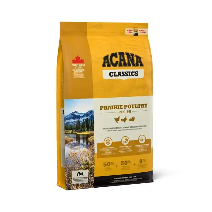Nová Kolekce ACANA PRAIRIE POULTRY 9,7 kg CLASSICS