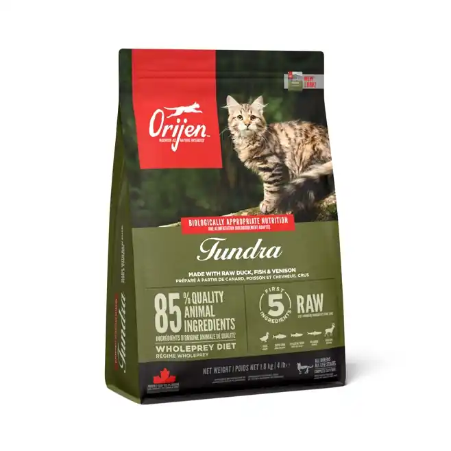 ORIJEN TUNDRA CAT 1,8 kg Nejprodávanější