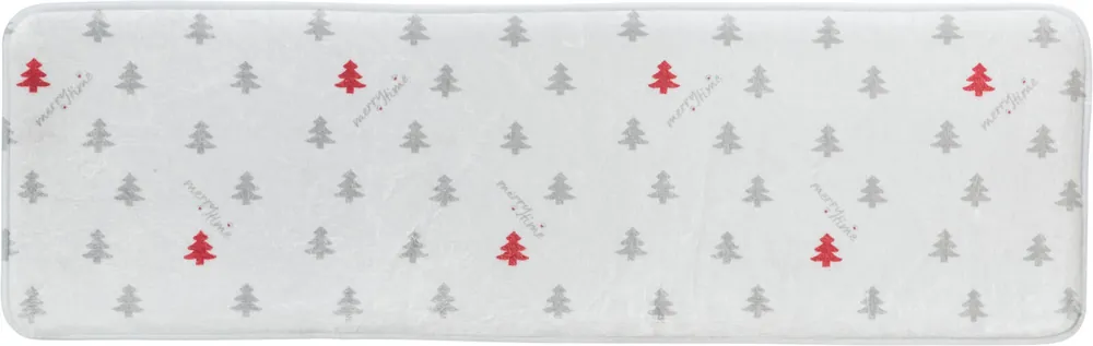 Cenová Bomba TRIXIE Xmas NIVIA mat, vánoční plyšová podložka na parapet, 90 x 28 cm, krémová