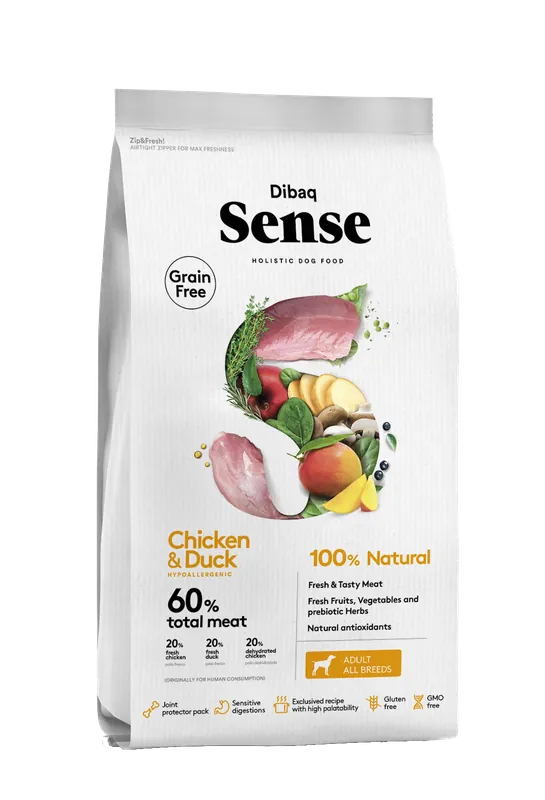 DIBAQ SENSE Chicken&Duck 12 kg Tovární Cena