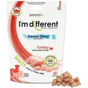 Rychlé Dodání I´M DIFFERENT SNACK krůta - mrazem sušený pamlsek, 40 g