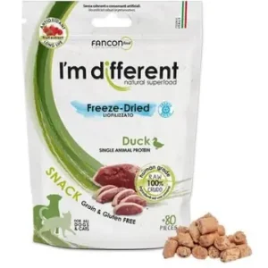 I´M DIFFERENT SNACK kachna - mrazem sušený pamlsek, 40 g Výhodná Nabídka