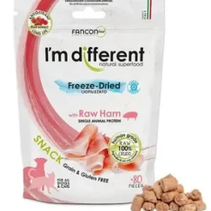Značkový I´M DIFFERENT SNACK šunka - mrazem sušený pamlsek, 40 g