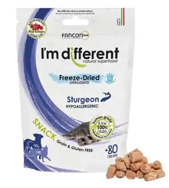 I´M DIFFERENT SNACK jeseter - mrazem sušený pamlsek, 40 g Must-Have