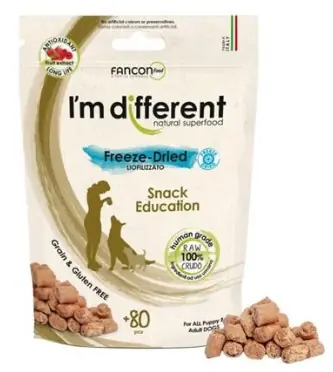 Must-Have I´M DIFFERENT SNACK výcvikový mrazem sušený pamlsek, 40 g