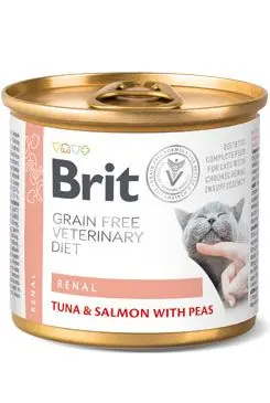 Omezená Nabídka Brit VD Cat GF konz. Renal 200g