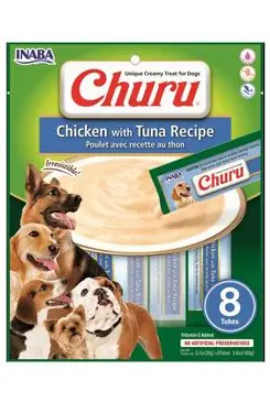 Churu Dog Chicken&Tuna 8x20g Akční Cena