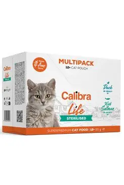 Calibra Cat Life kapsa Sterilised Multipack 12x85g Speciální Cena