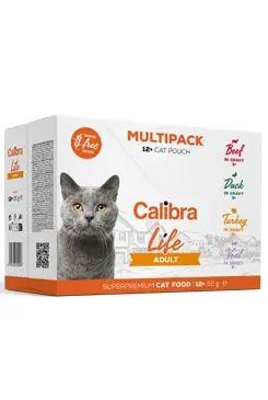 Calibra Cat Life kapsa Adult Multipack 12x85g Super Cena