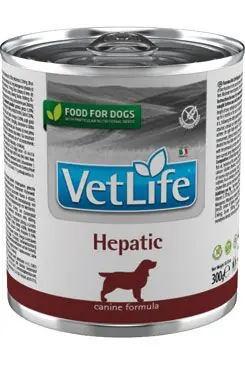 Speciální Cena Vet Life Natural Dog konz. Hepatic 300g