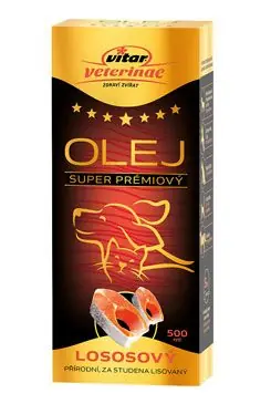 VITAR Veterinae Lososový olej 500ml Novinka