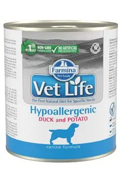 Ihned K Objednání Vet Life Natural Dog konz. Hypoaller Duck&Potato 300g