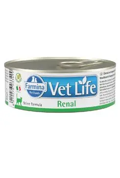 Zlevněný Vet Life Natural Cat konz. Renal 85g