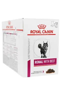 Royal Canin VD Feline Renal 12x85g hovězí kapsa Nejlepší Volba