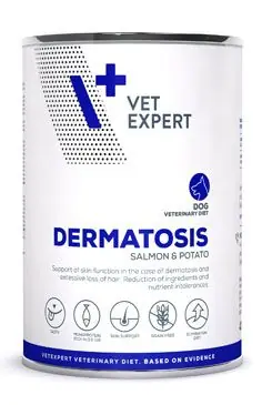 Odeslání Ihned VetExpert VD 4T Dermatosis Dog Salmon konzerva 400g