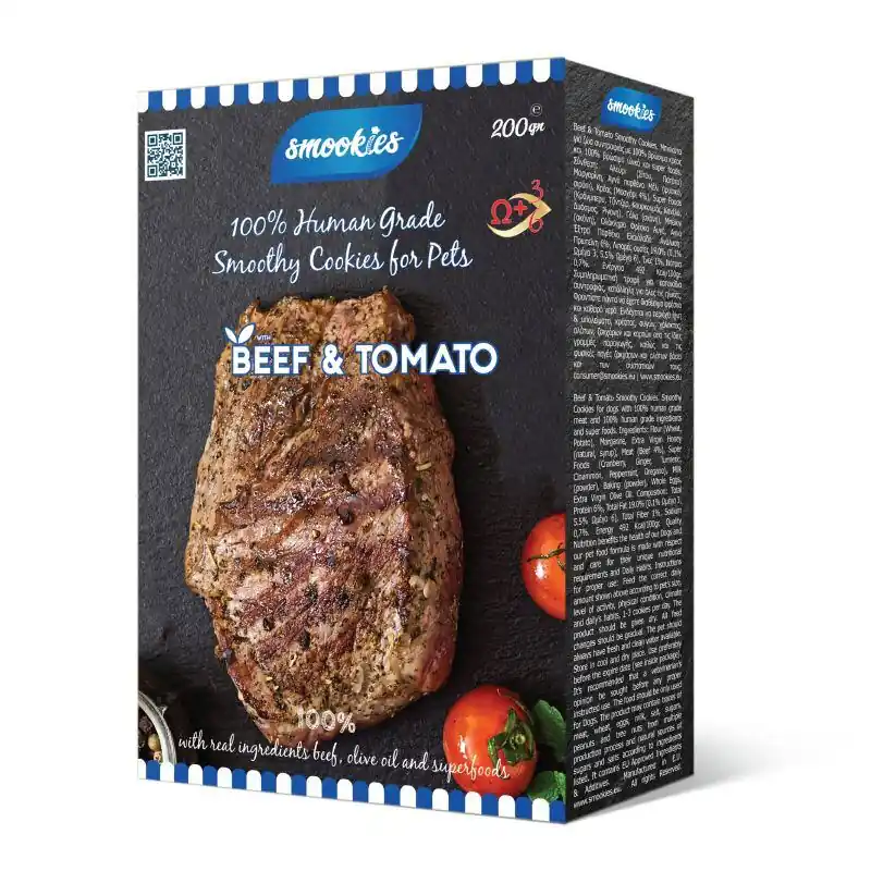 Super Cena SMOOKIES Premium BEEF - hovězí sušenky 100% human grade, 200g