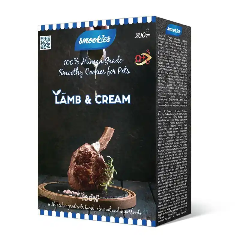 Přímo Od Výrobce SMOOKIES Premium LAMB - jehněčí sušenky 100% human grade, 200g