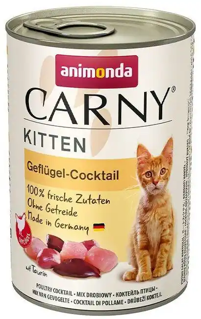 ANIMONDA konzerva CARNY Kitten - drůbeží koktejl 400g Sleva