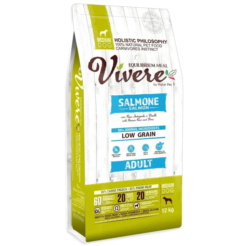 VIVERE Adult Salmon 12 kg Poslední Šance