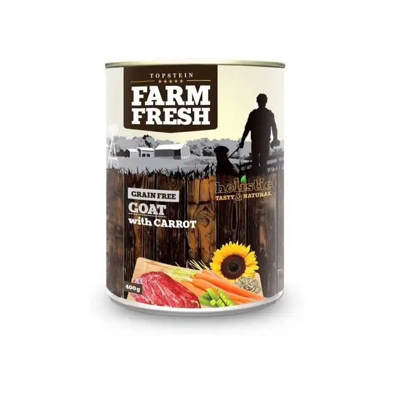 Finální Výprodej Topstein Farm Fresh - GOAT with CARROT 800 g