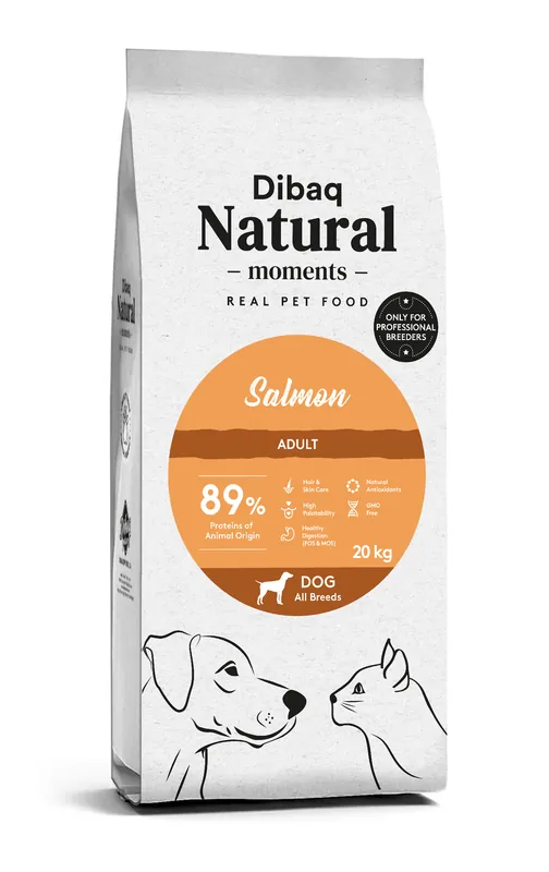 DIBAQ NATURAL BREEDER DOG Salmon 20kg Dokud Zásoby Vydrží