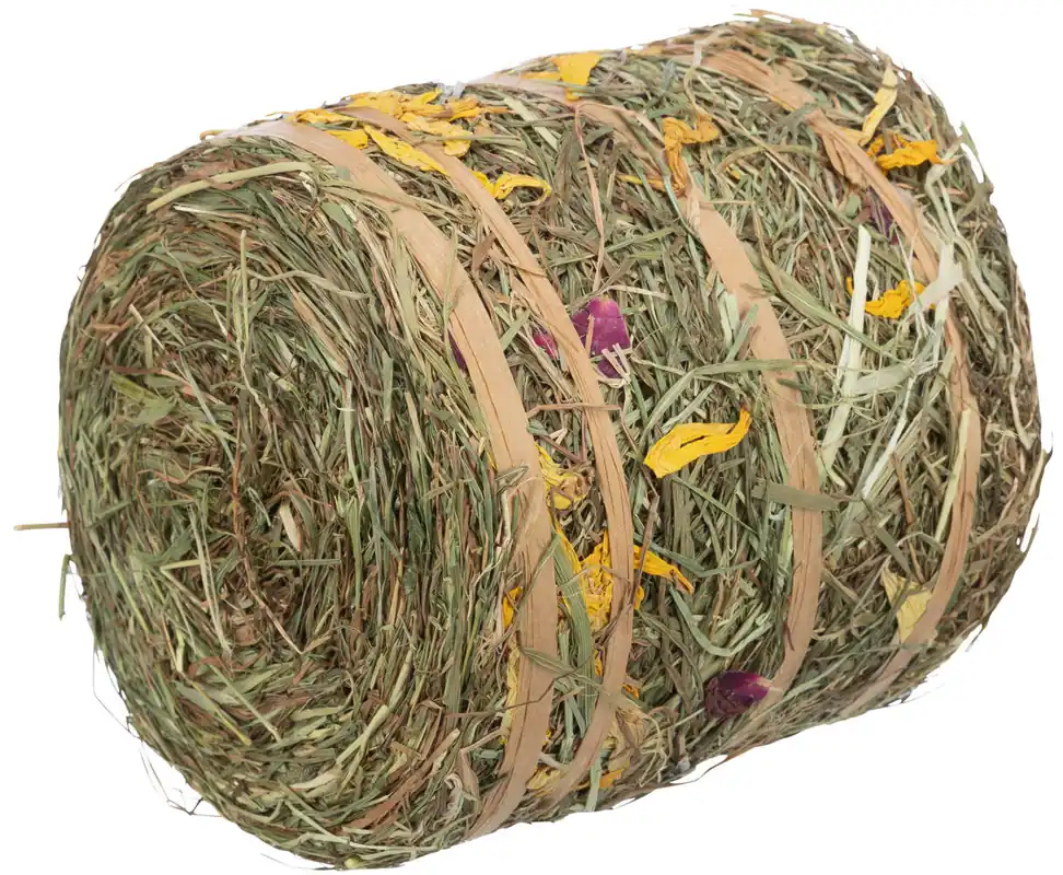 Autentický TRIXIE Natur Snack - váleček sena s květy, 500g