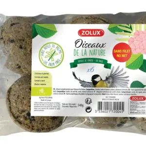 Nejprodávanější Lojová koule se semínky 90g 6ks bez síťky Zolux