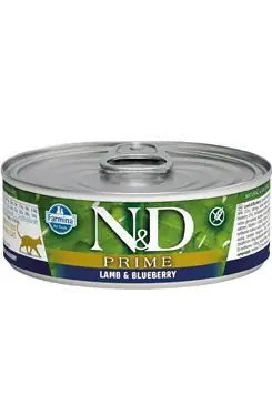 Víkendová Akce N&D CAT PRIME Adult Lamb & Blueberry 70g