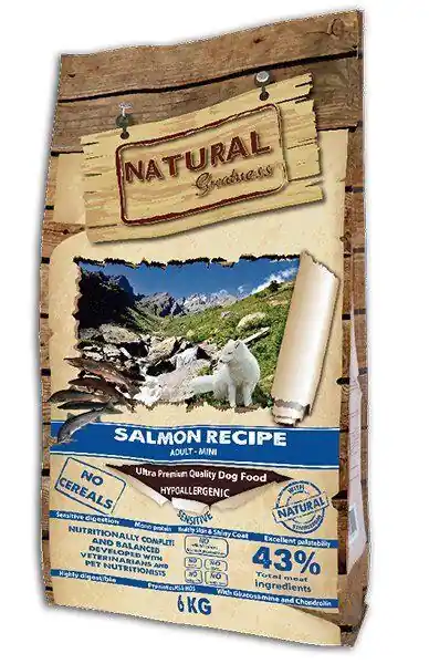 Must-Have Natural Greatness Salmon Recipe Mini Sensitive /losos 6 kg