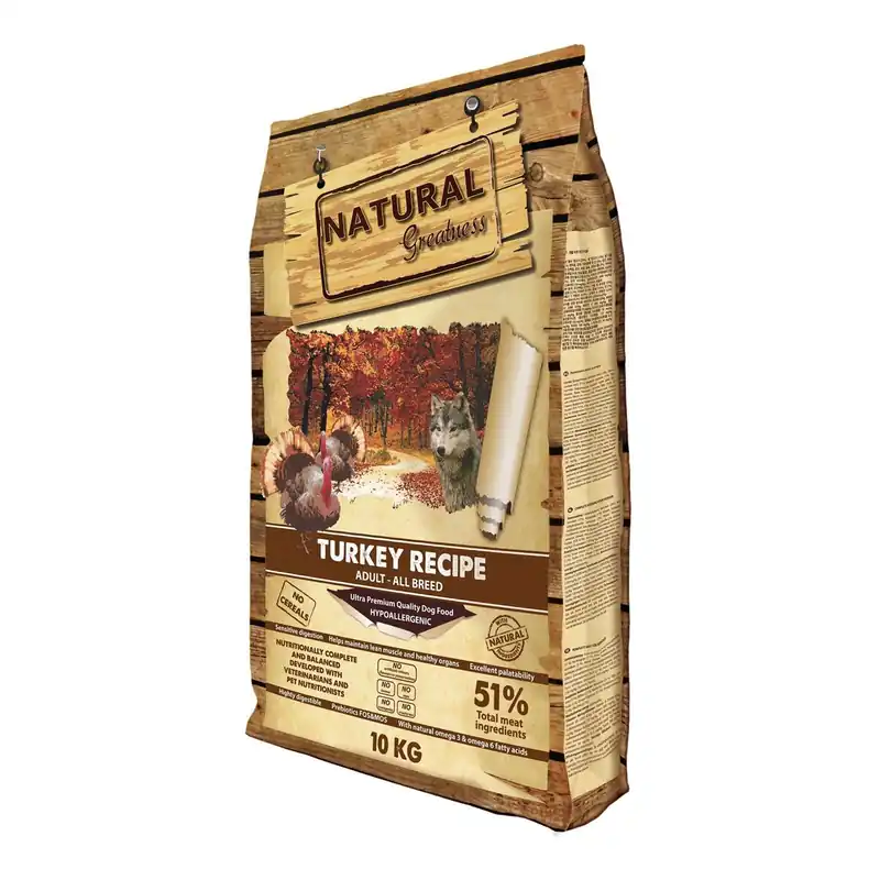Natural Greatness Turkey Recipe All B/krůta,kachna,kuře 2 kg Cenová Bomba