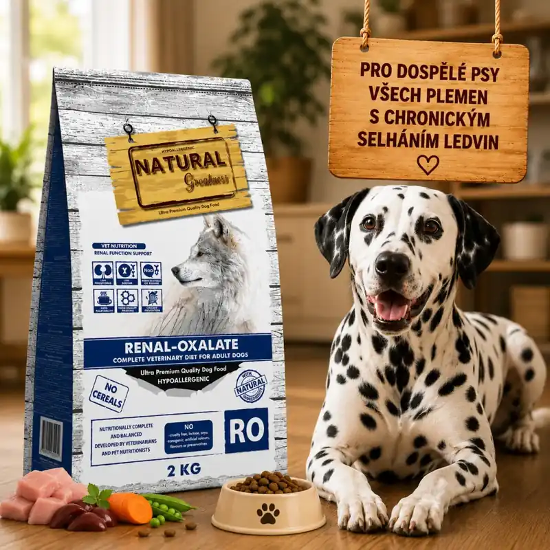 Natural Greatness RENAL - OXALATE veterinární dieta pro psy 2 kg Expresní Doručení