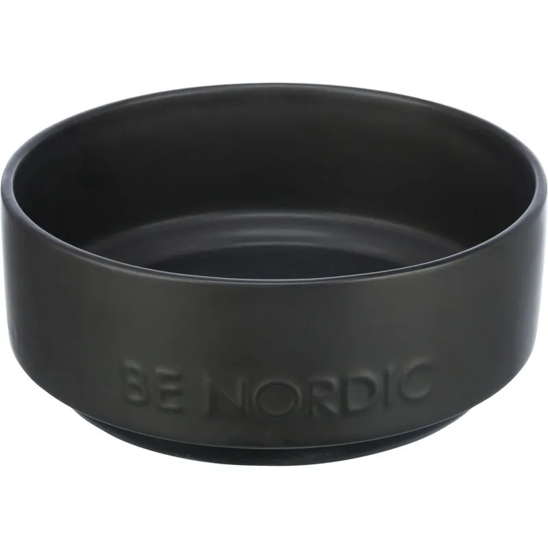 Časově Omezené TRIXIE BE NORDIC keramická miska, černá 0,5 l/ ø 16 cm