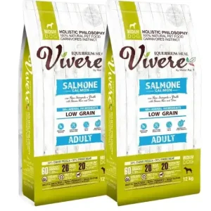 VIVERE Adult Salmon 2 x 12 kg Časově Omezené
