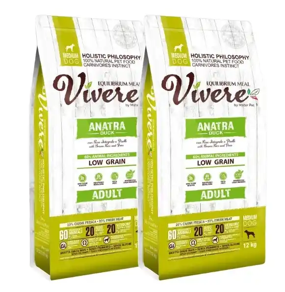 VIVERE Adult Duck 2 x 12 kg Levný