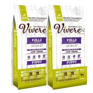 VIVERE Puppy Chicken 2 x 12 kg Zlevněný