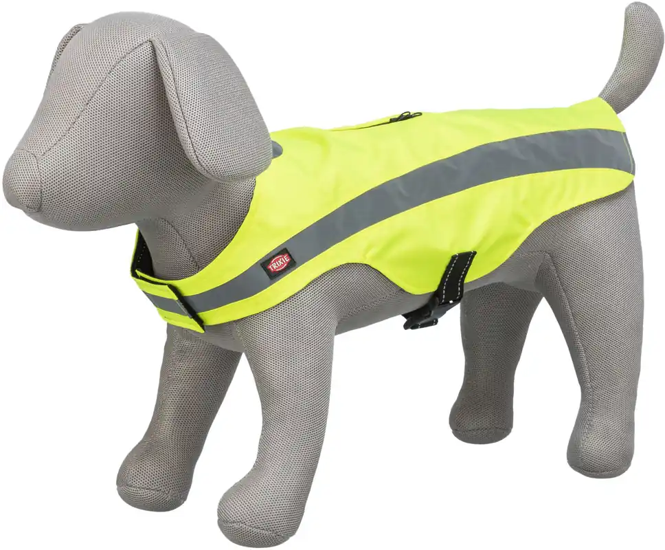 TRIXIE Bezpečnostní vesta, reflexní, neon žlutá XS-30cm,hruď 38-54cm Akce