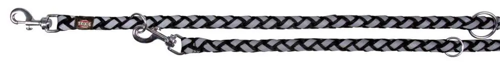 TRIXIE Vodítko CAVO kulaté reflexní přepínací, černá L-XL 2,00m/18mm Zlevněný