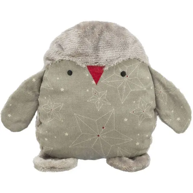 Omezená Nabídka TRIXIE Xmas PENGUIN - vánoční plyšový tučňák bez zvuku, 24 cm, látka/plyš