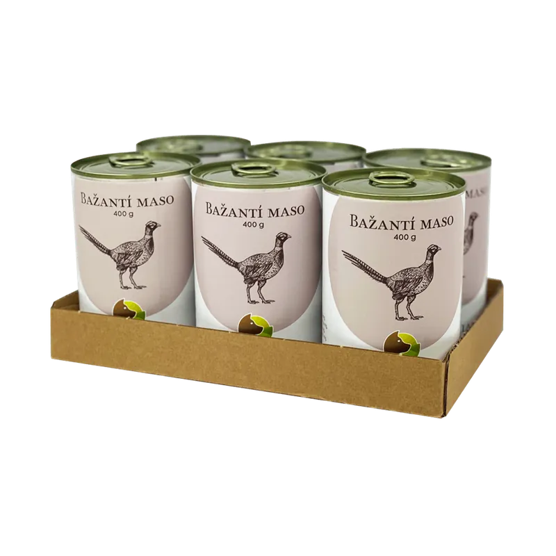 Nová Kolekce BOHEMIA Bažantí maso ve vlastní šťávě 400g Multipack 6x 400 g