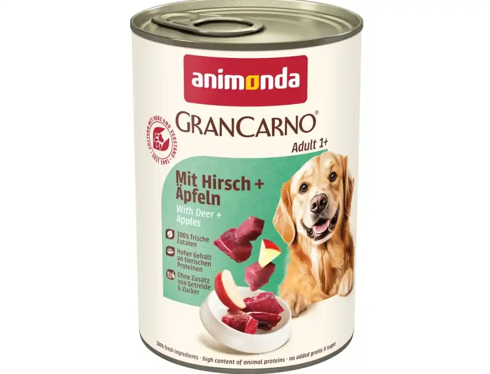 ANIMONDA GRAN CARNO Adult - s jelením masem a jablky 400 g Poslední Šance