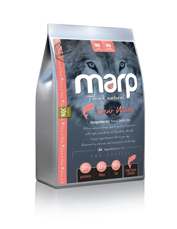 Novinka Marp Natural Clear Water - lososové 12kg