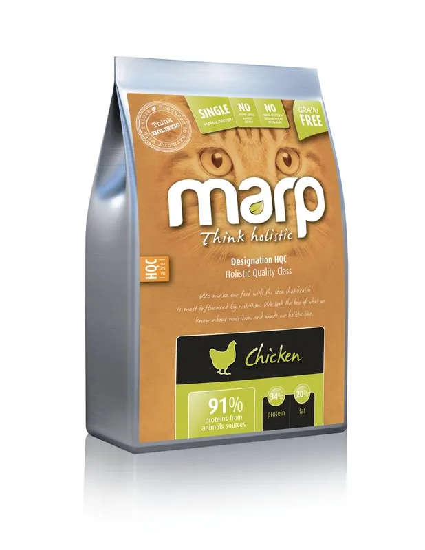 Akční Cena Marp Holistic Chicken CAT - kuřecí bez obilovin pro kočky 12kg