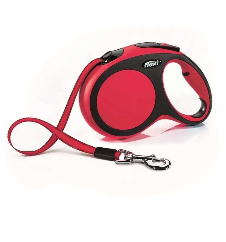 Sleva Flexi New Comfort L pásek 5 m, max. 60 kg, červená