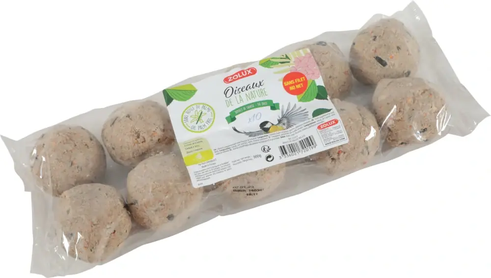 Lojová koule se semínky 90g 10ks bez síťky Zolux Zlevněný