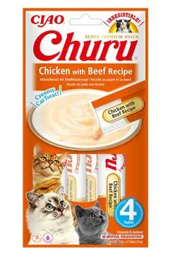 Churu Cat Chicken with Beef Recipe 4x14g Nejlepší Cena